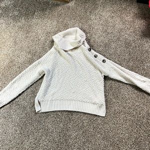 Full Circle white sweater